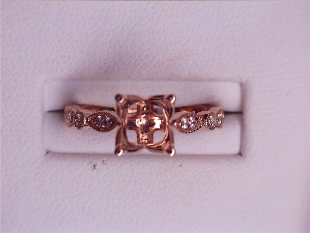 Diamond Semi-Mount Ring