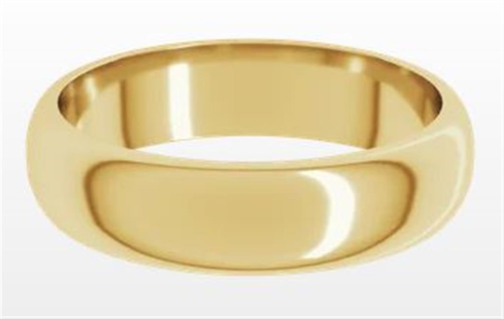 Gold Wedding Bands - Men'