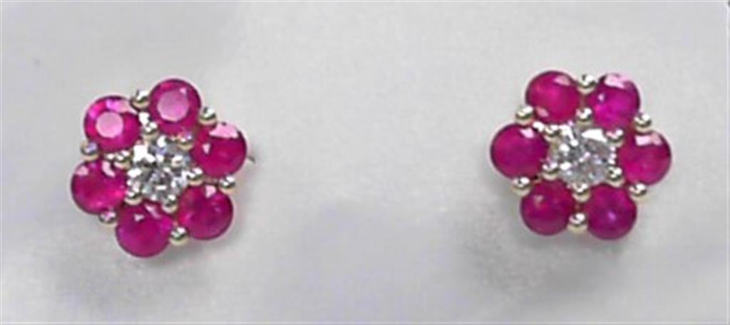 Colored Stone Earring