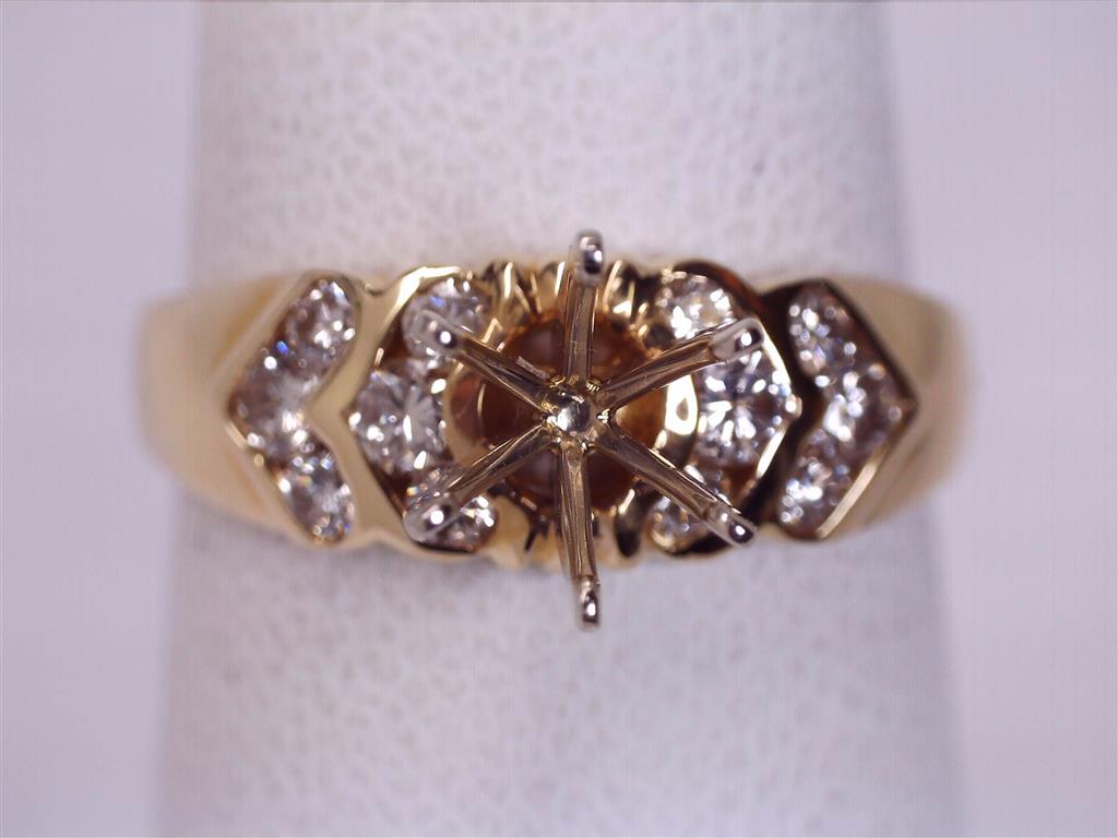 Diamond Semi-Mount Ring