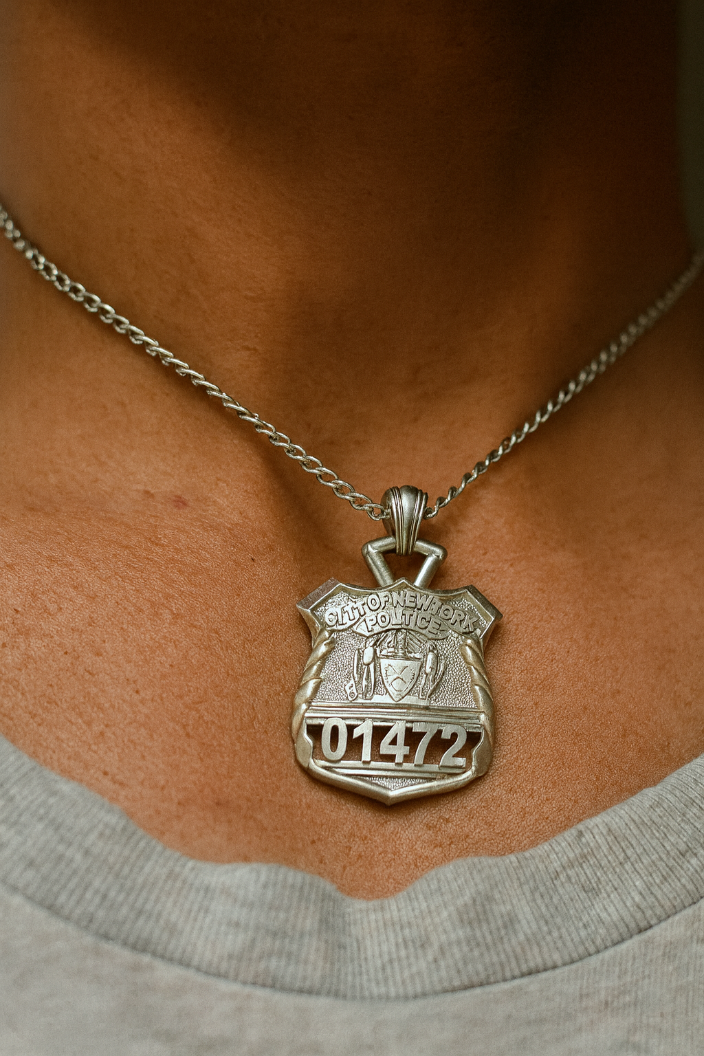 NYPD Police Officer Pendant – Penny Size