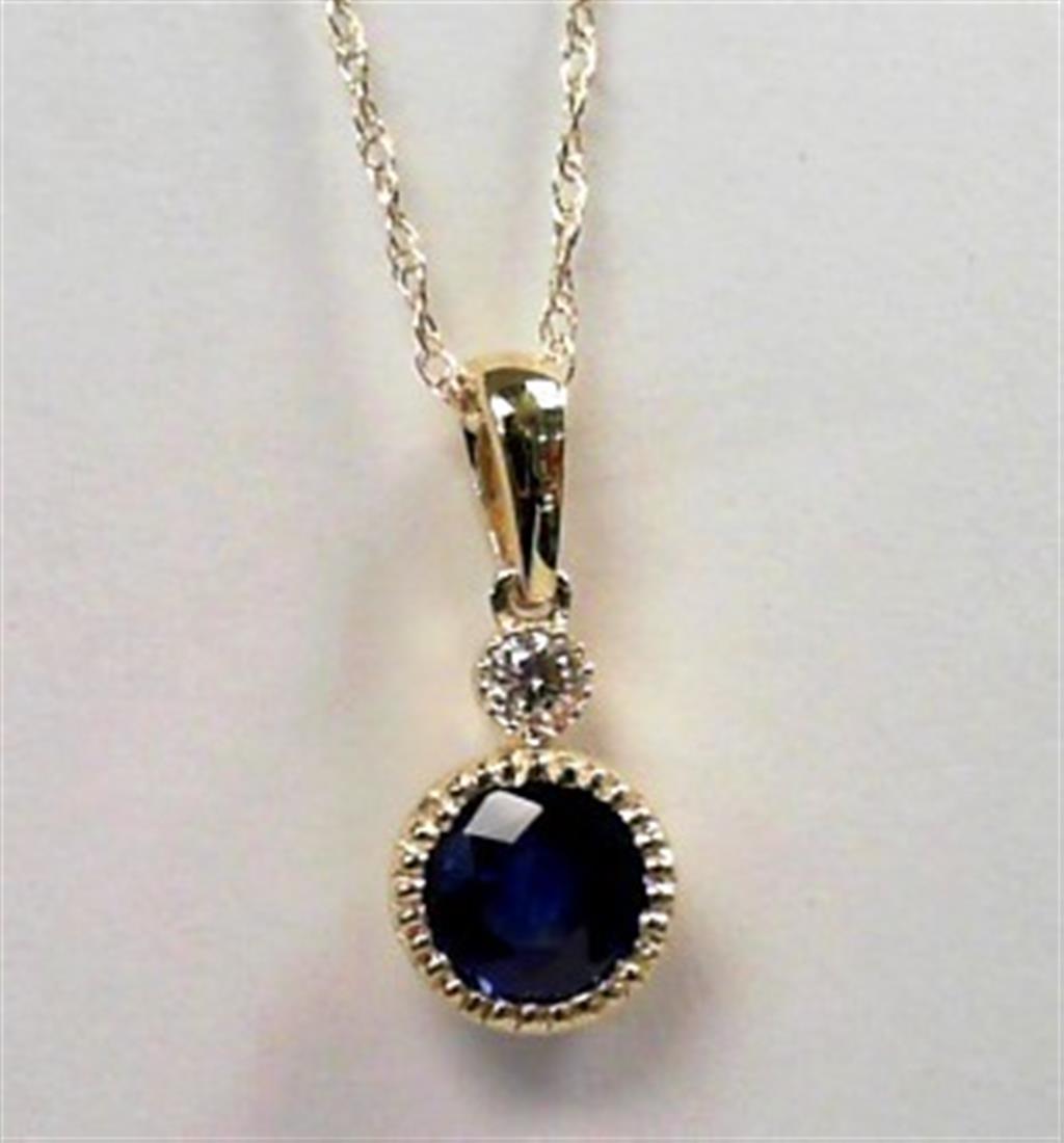 Colored Stone Pendant