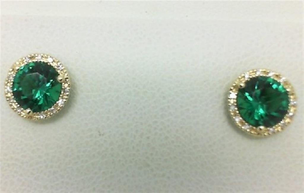 Colored Stone Earring