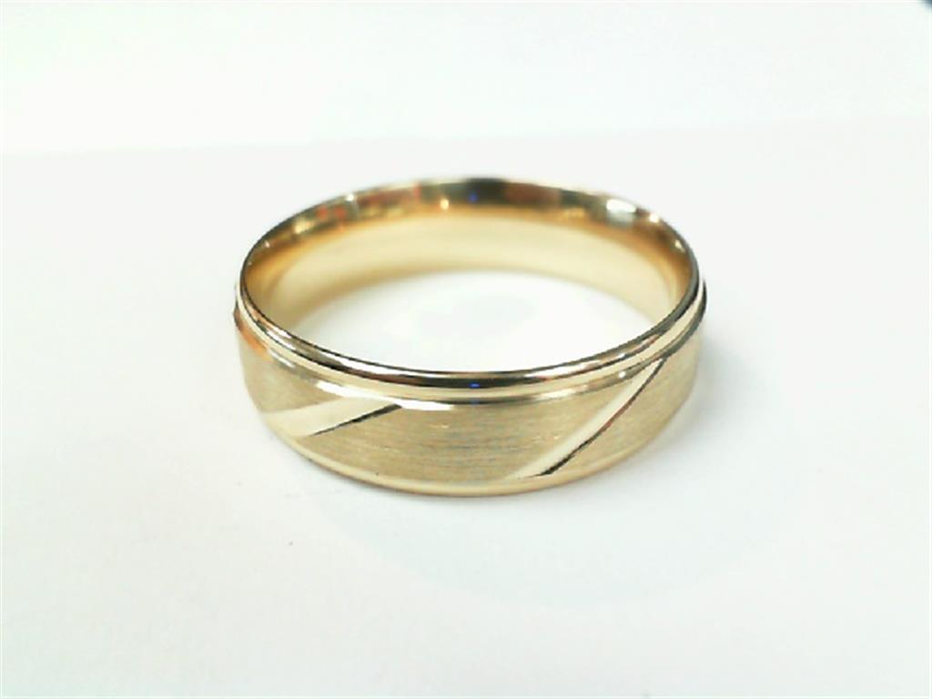 Gold Wedding Bands - Men'
