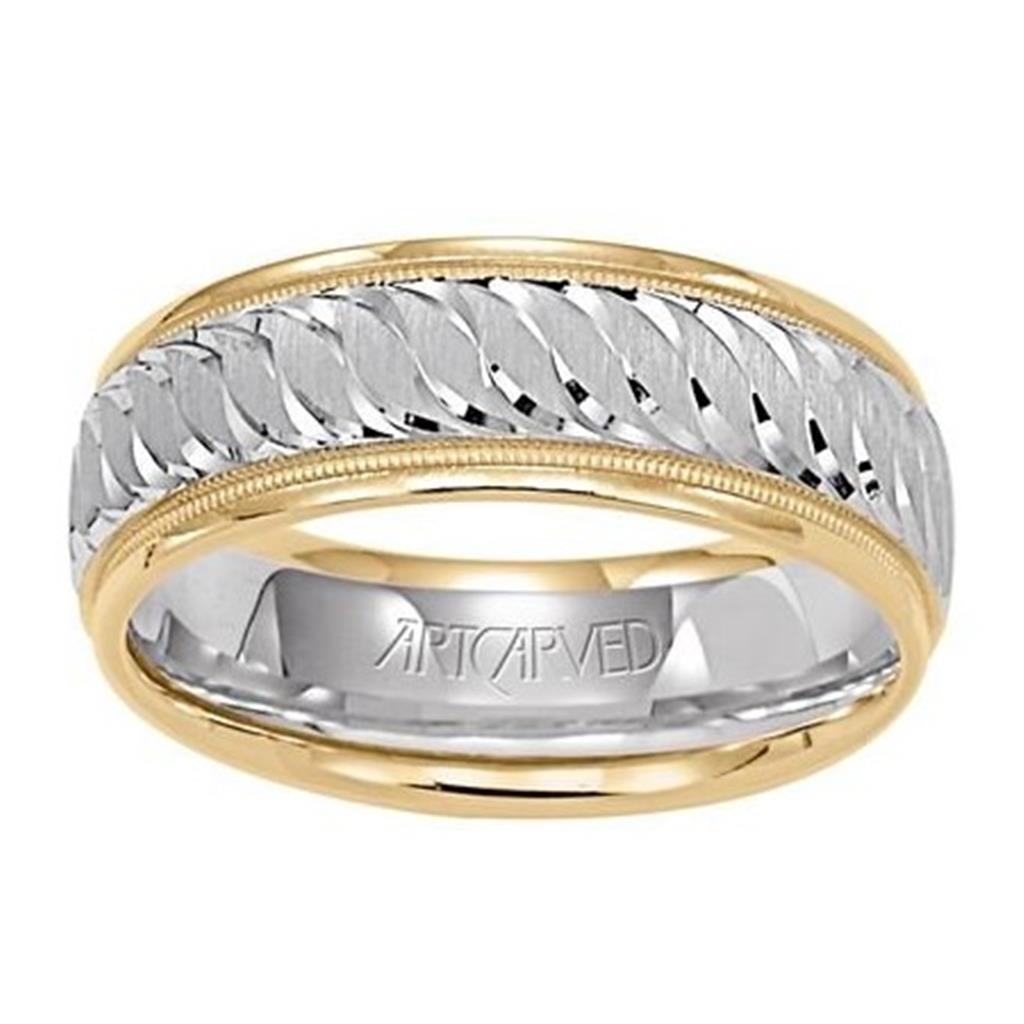 Gold Wedding Bands - Men'