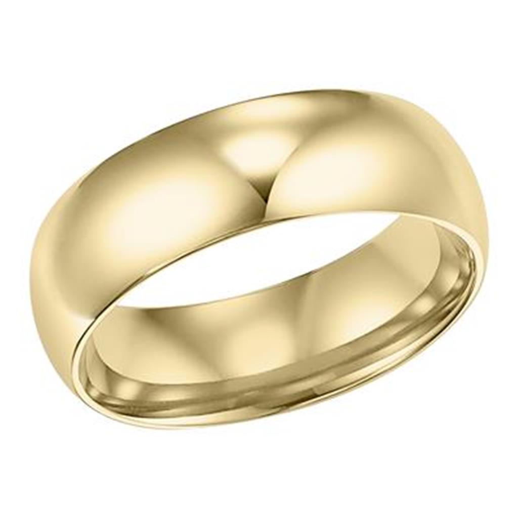 Gold Wedding Bands - Men'