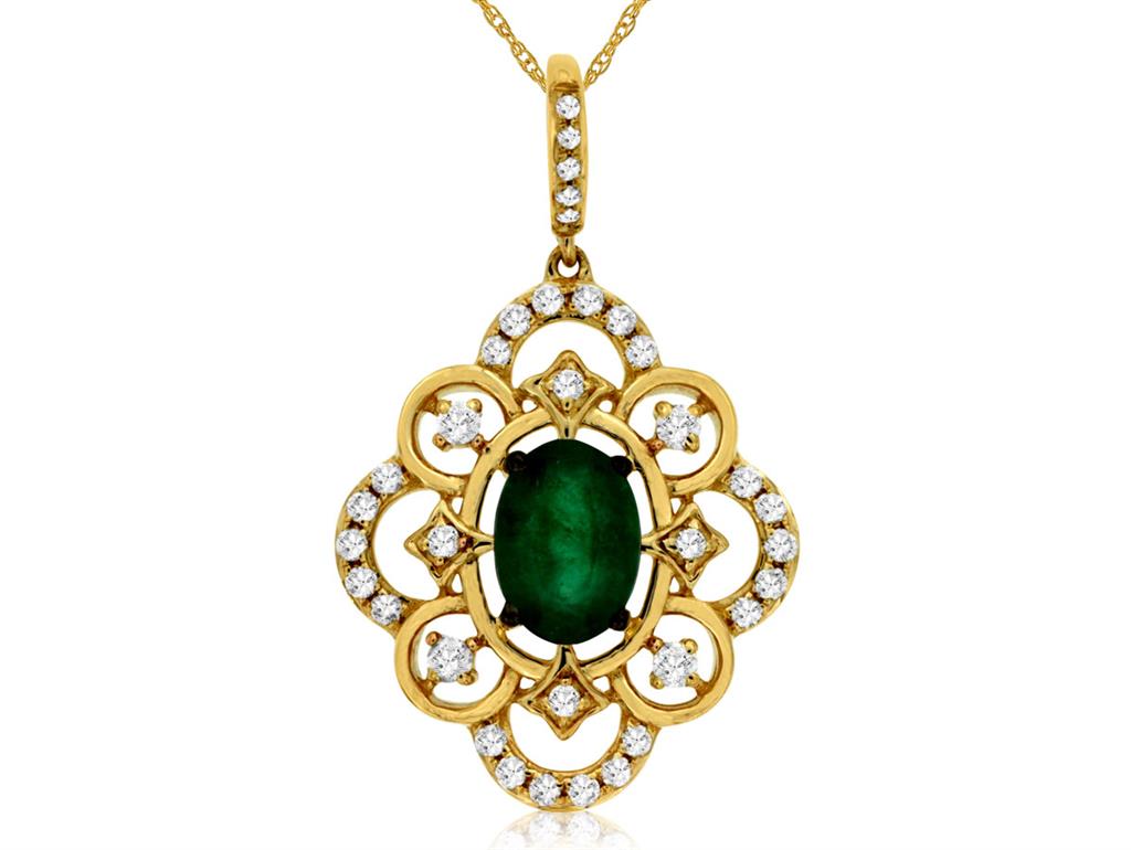 Colored Stone Pendant
