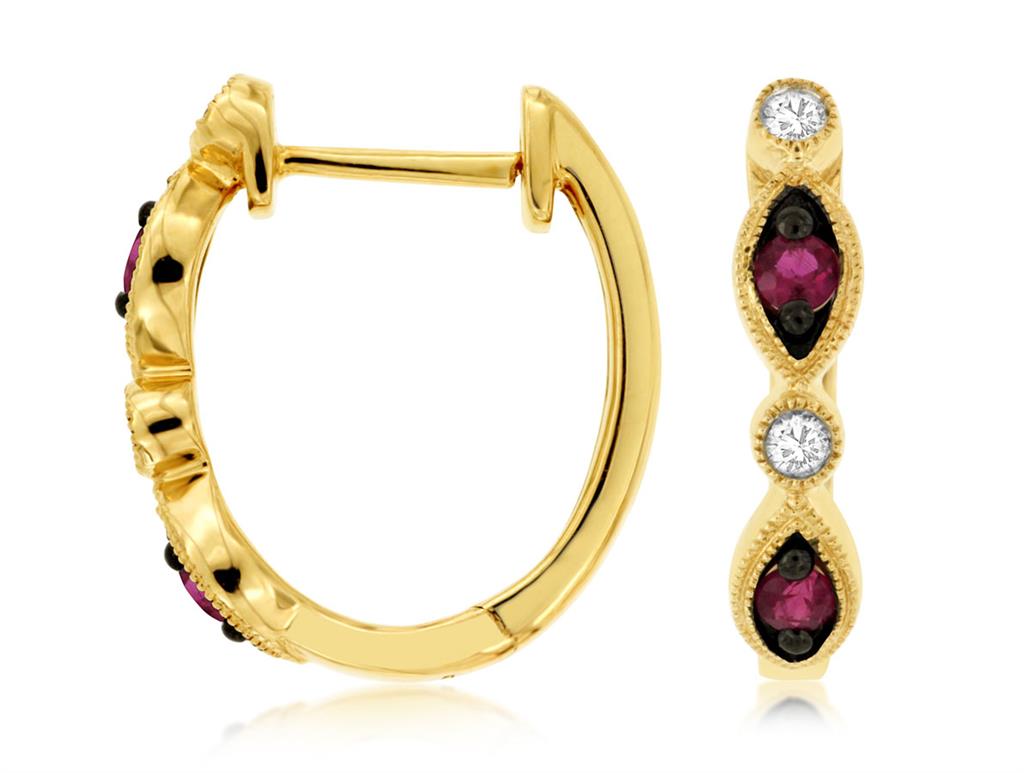 Colored Stone Earring