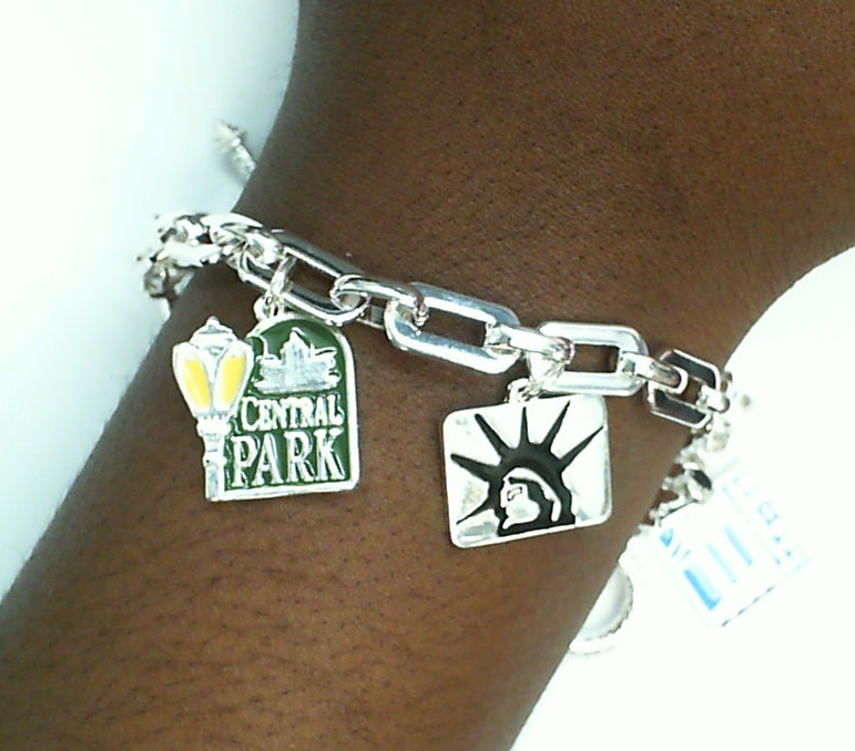 New York City (NYC) Charm Bracelet – Includes Bracelet and All Charms