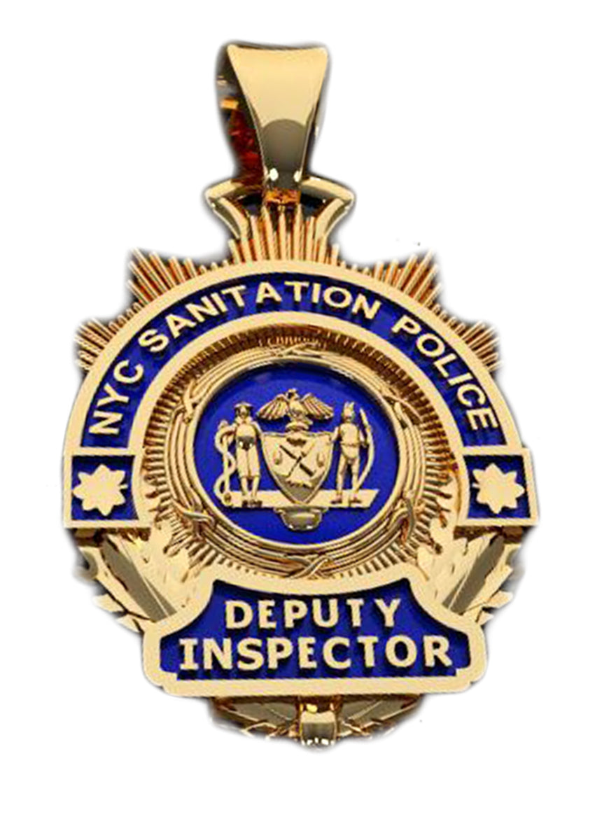 DSNY Deputy Inspector - Nickel Size Pendant