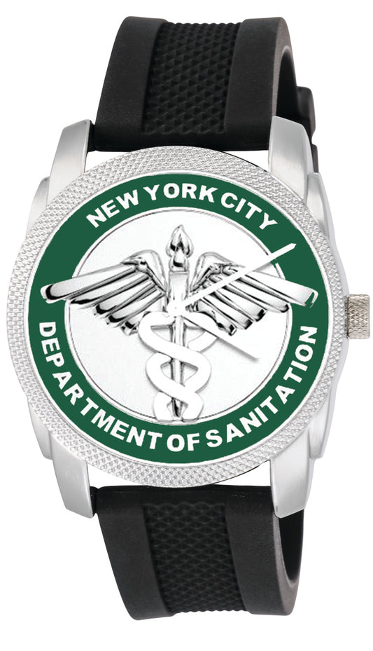 DSNY Black Band Watch