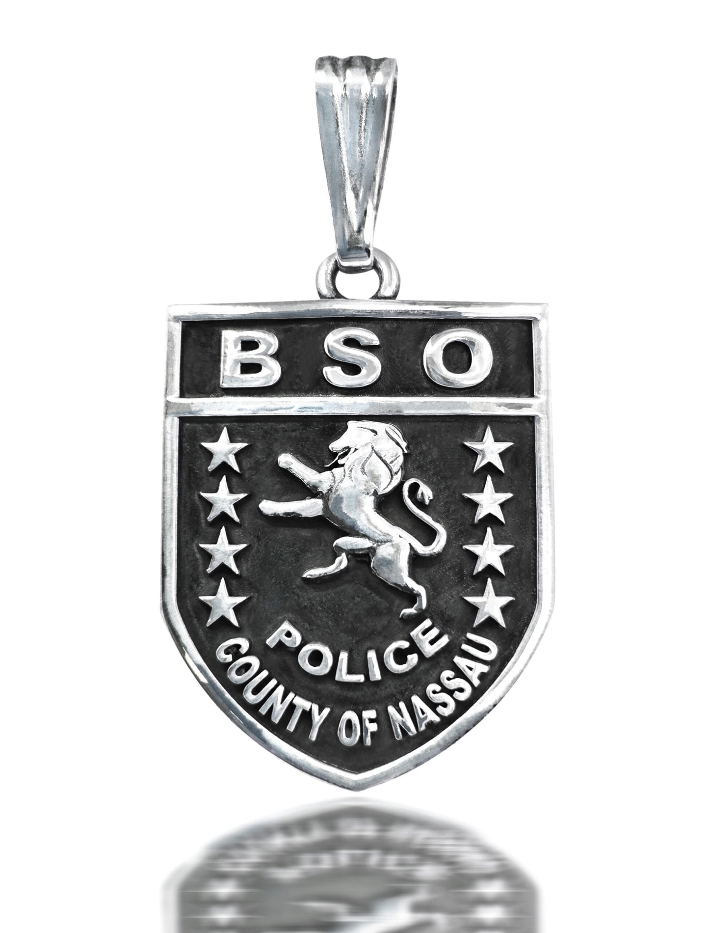 Nassau County Bureau of Special Operations ( BSO ) - Quarter Size Pendant