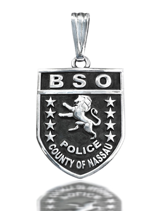 Nassau County Bureau of Special Operations ( BSO ) - Quarter Size Pendant