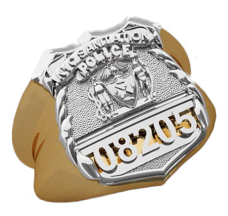 DSNY PO Shape of the Shield Ring