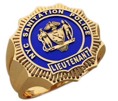 DSNY LT Shape of the Shield Ring