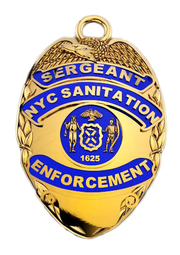 DSNY Enforcement Sergeant - Quarter Size Pendant