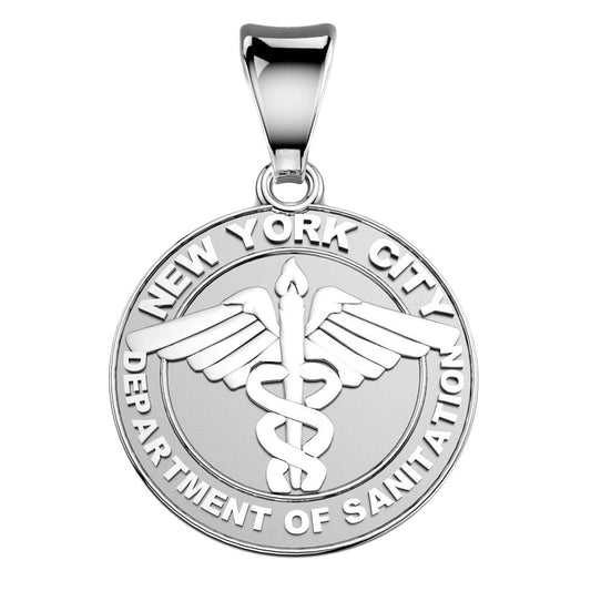 DSNY Patch - Nickel Size Pendant