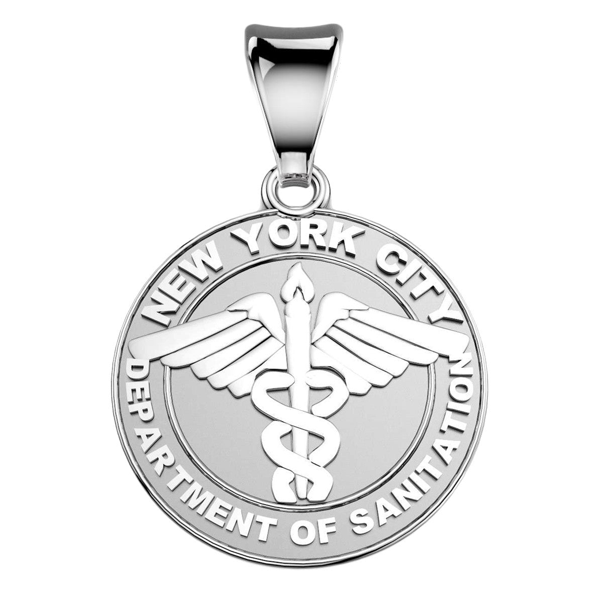 DSNY Patch - Quarter Size Pendant
