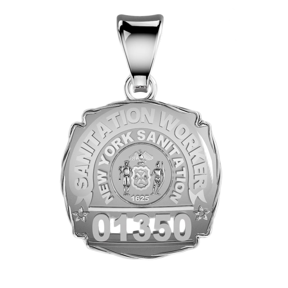 DSNY Sanitation Worker - Nickel Size Pendant
