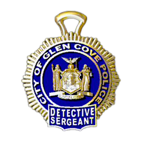 Glen Cove PD Detective Sergeant Pendant - Quarter Size