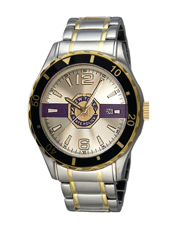 NYS Troopers Watch - Men’s Silver Dial #812