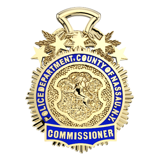 Nassau County PD Commissioner Pendant - Penny Size Pendant