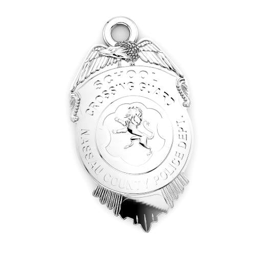 Nassau County PD School Crossing Guard - Quarter Size Pendant