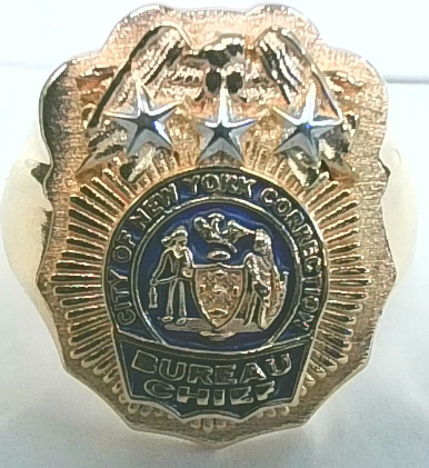 NYC DOC Bureau Chief XL Ring