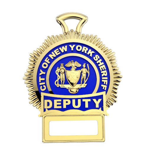NYC Deputy Sheriff - Quarter Size Pendant