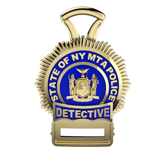 MTA Police Detective  - Nickel Size Pendant