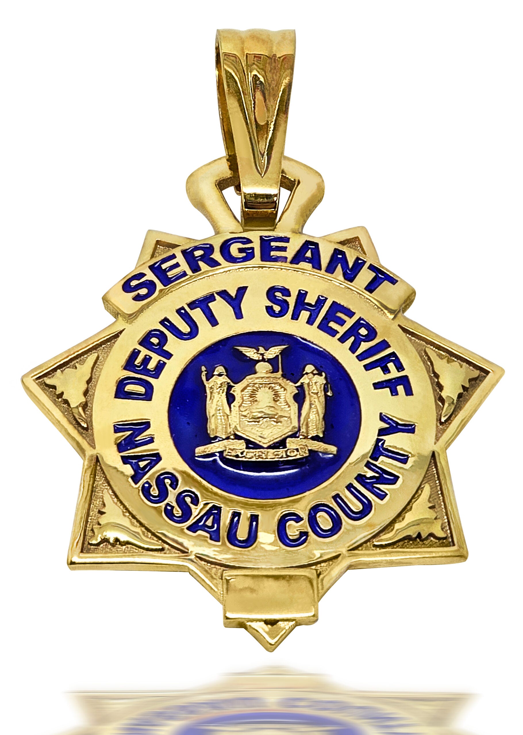 Nassau County Deputy Sheriff Sergeant - Quarter Size Pendant