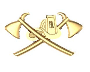 Helmet & Axes Earring - Small Size