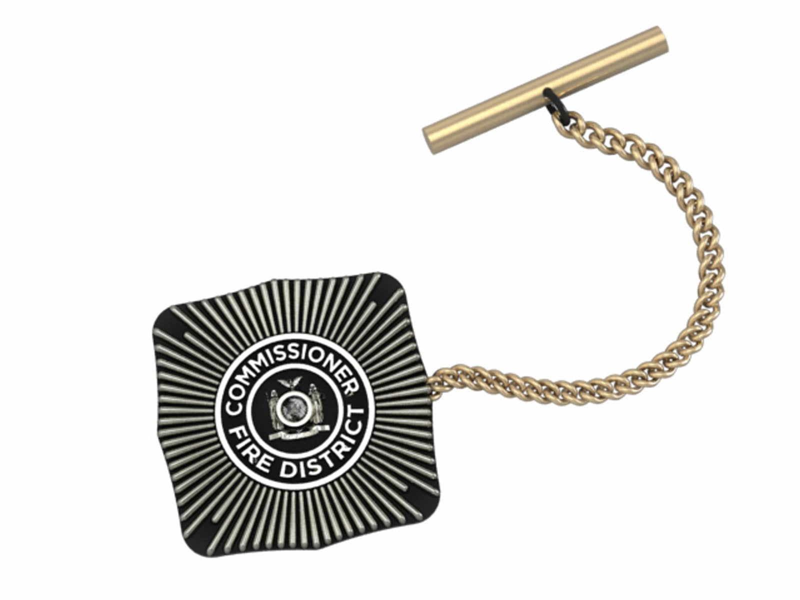 Fire Commissioner Tie Tack