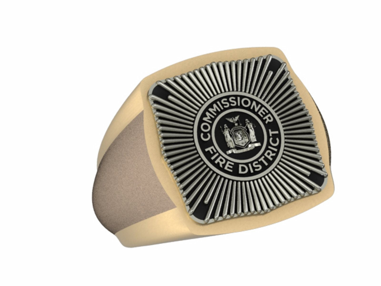 Mens Fire Department Commissioner Ring