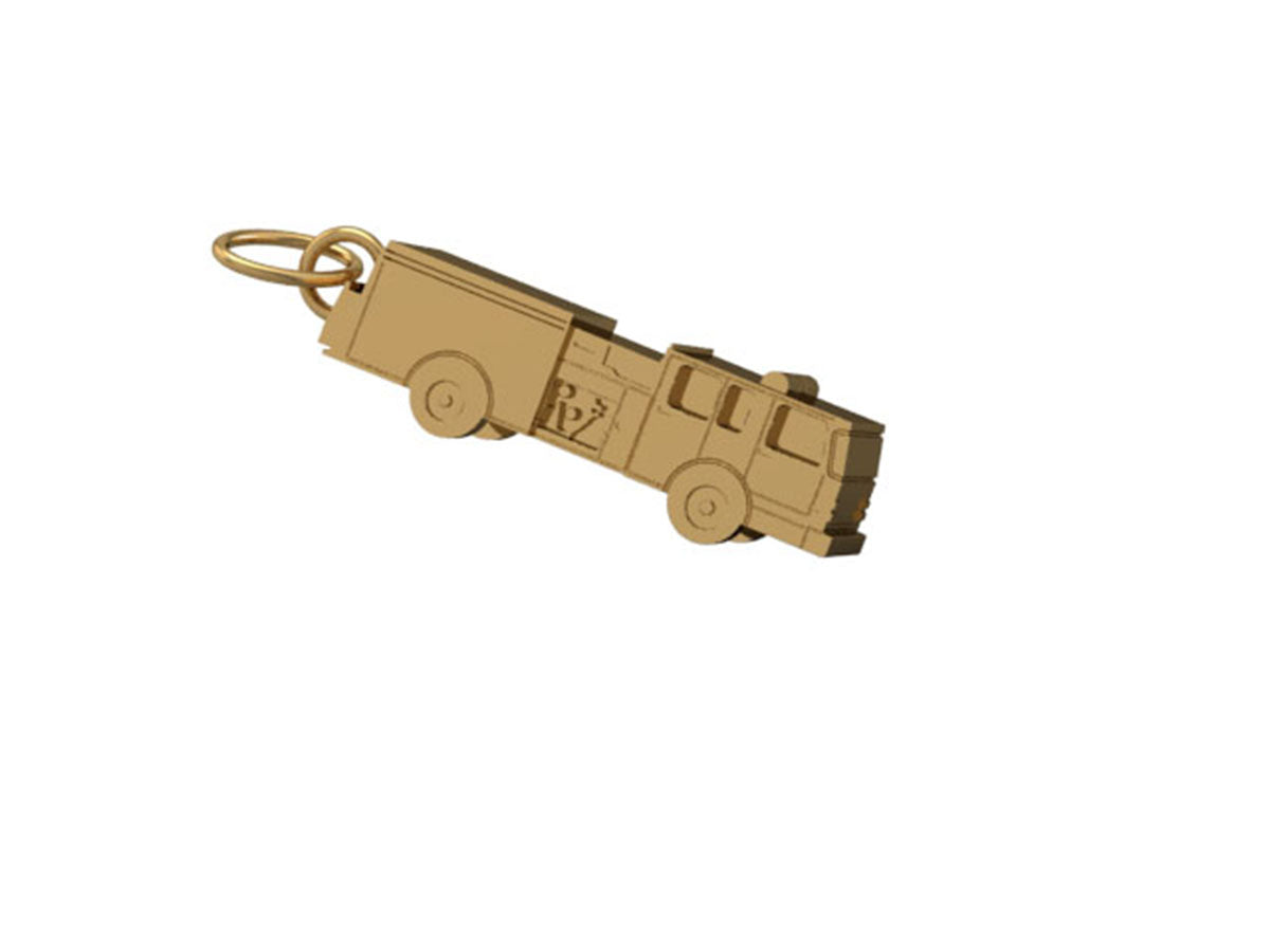 Fire Truck Pendant / Charm
