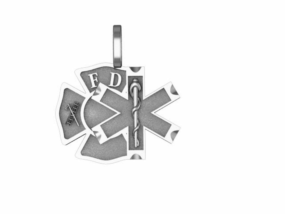 FD EMS Combo Charm - Quarter Size
