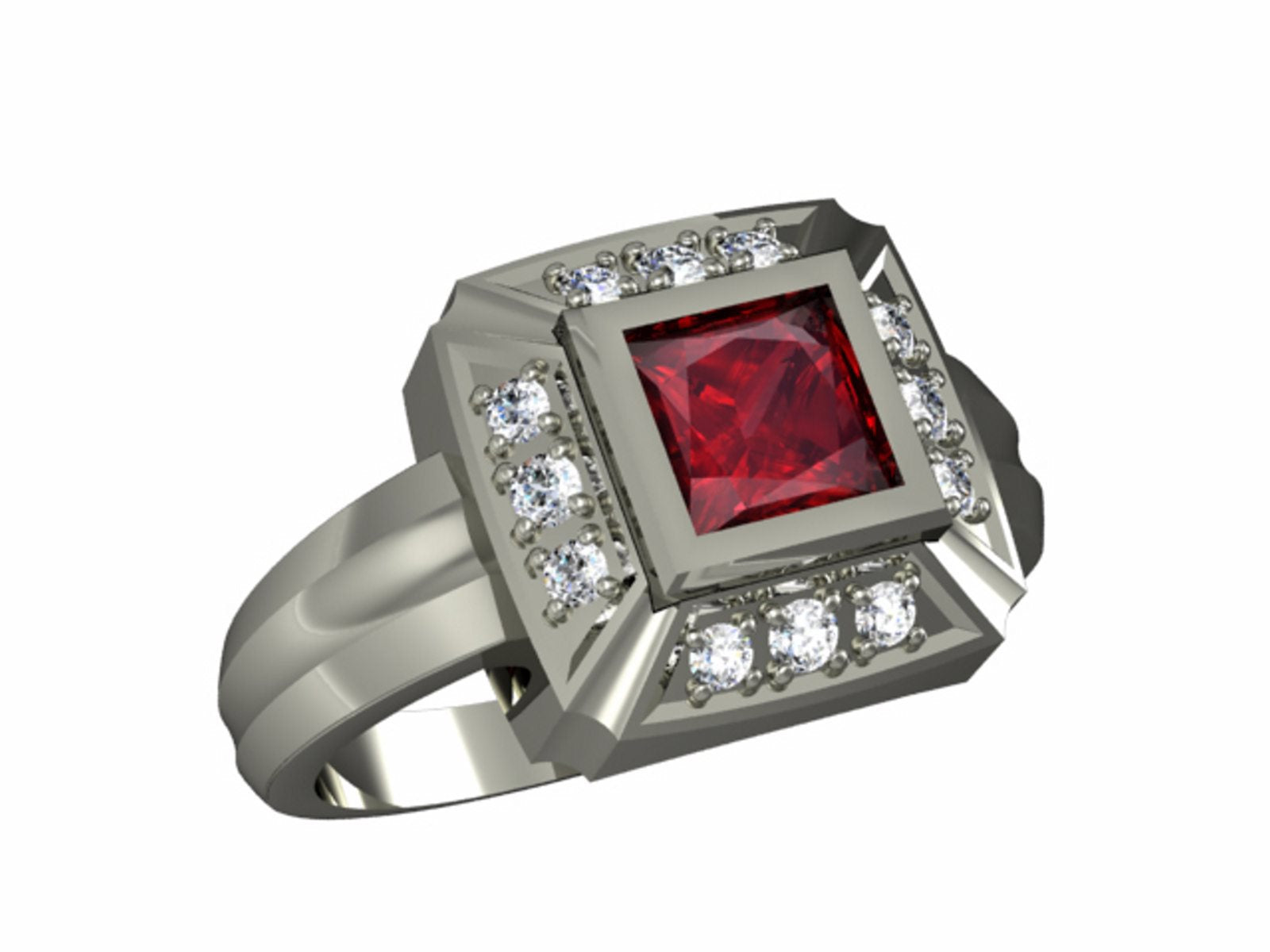 Womens Fire Department Firefighter Ring