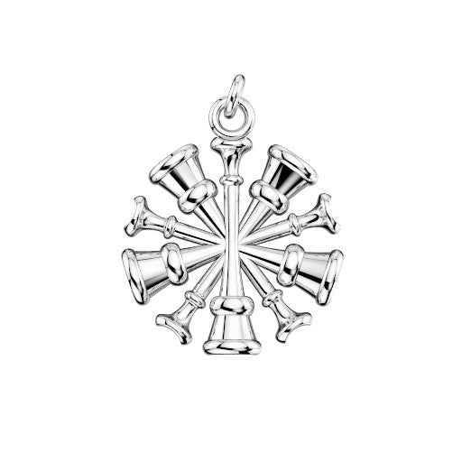 Five Horn Chief Pendant - Dime Size