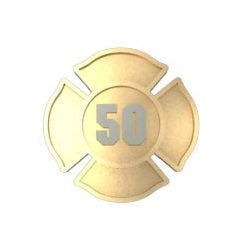 Firefighter Maltese Cross Tie Tack