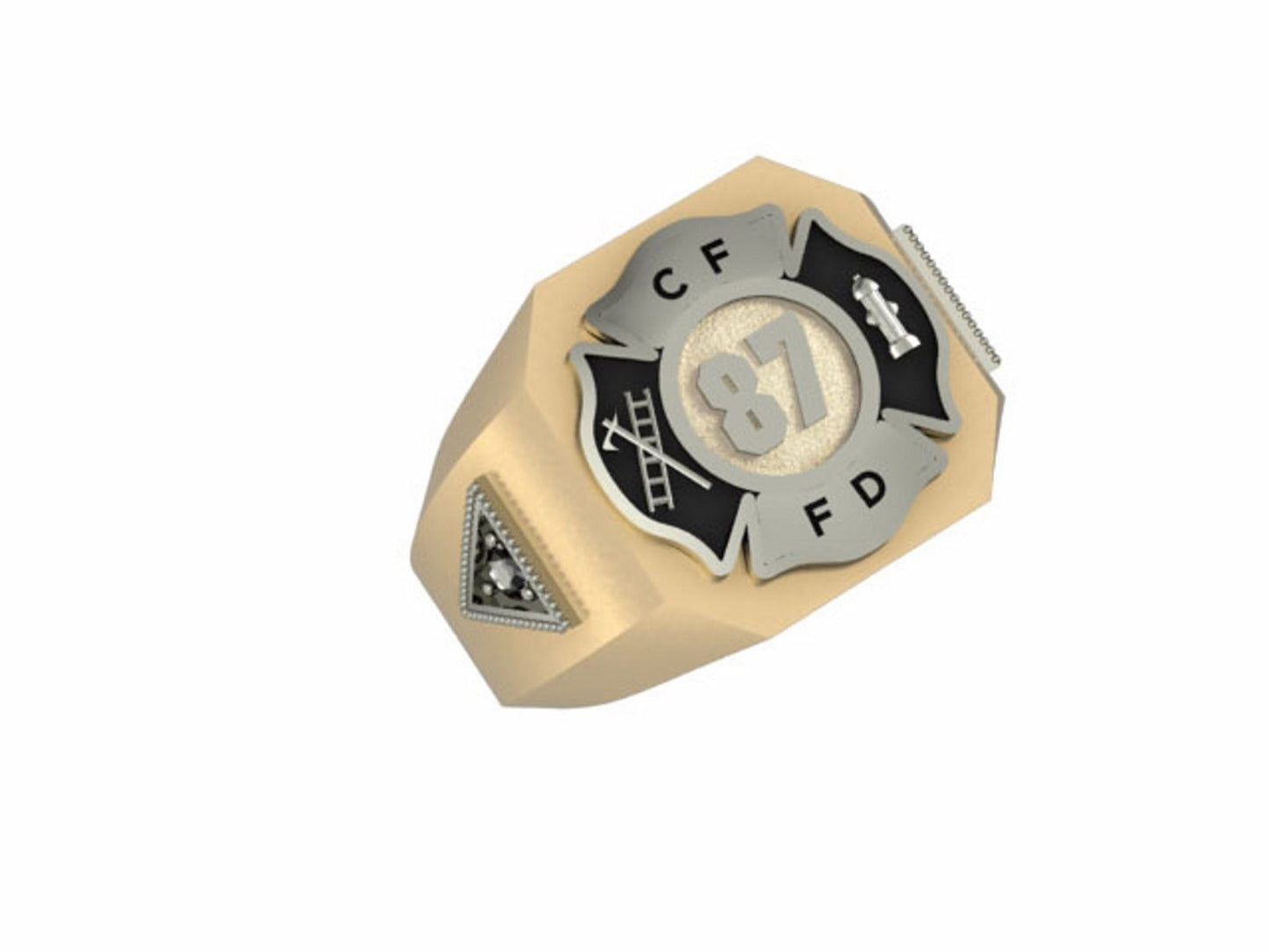 Mens Fire Department Firefighter Ring