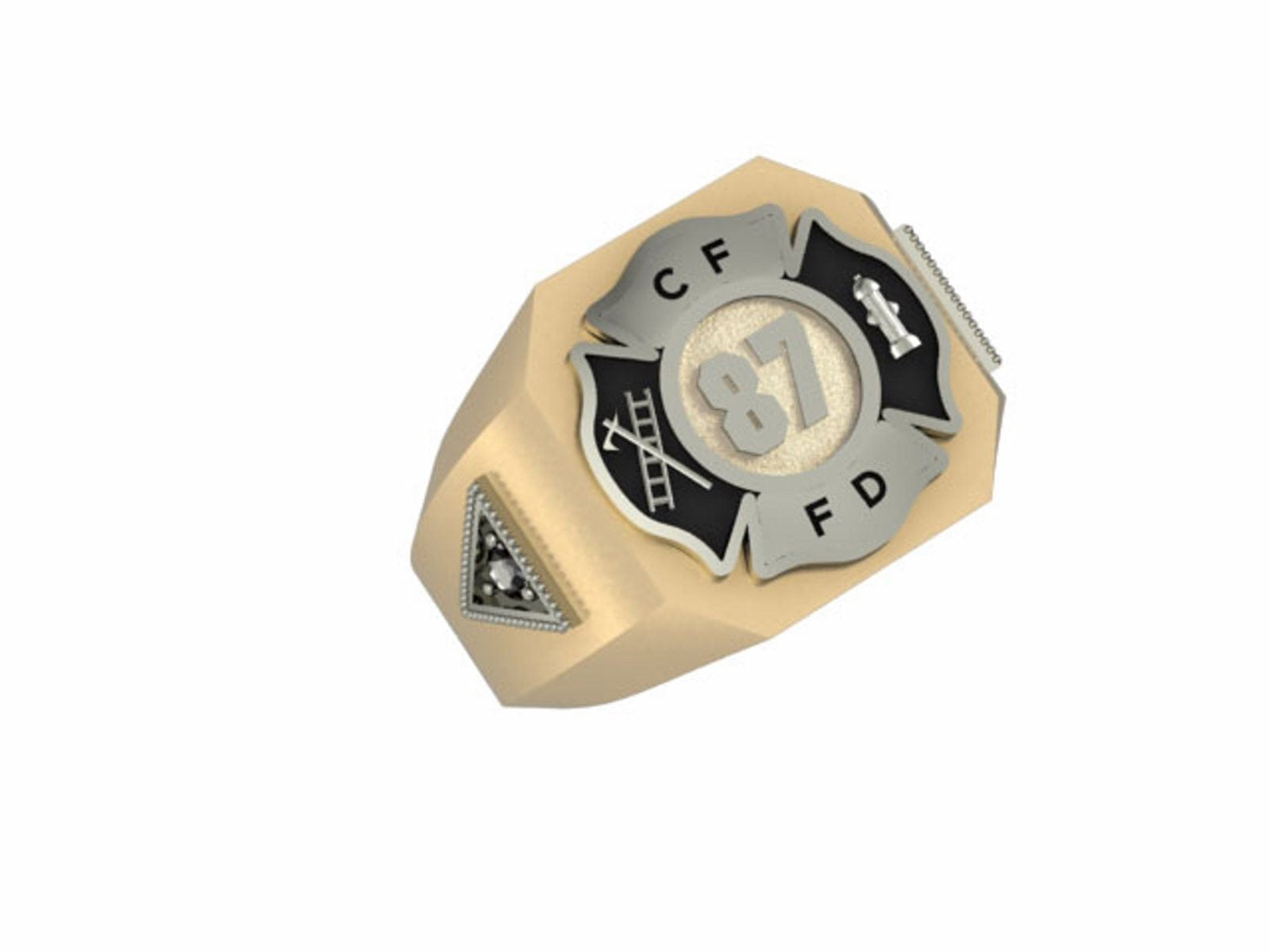 Mens Fire Department Firefighter Ring