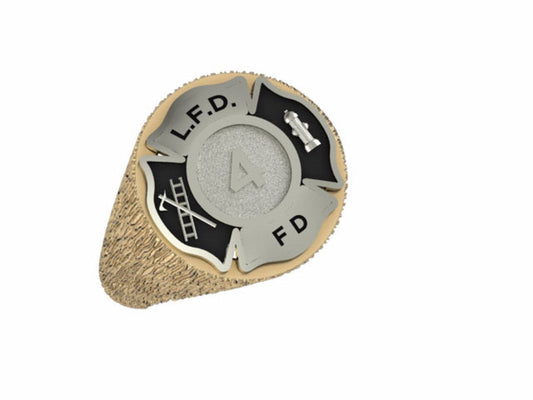 Mens Fire Department Firefighter Ring