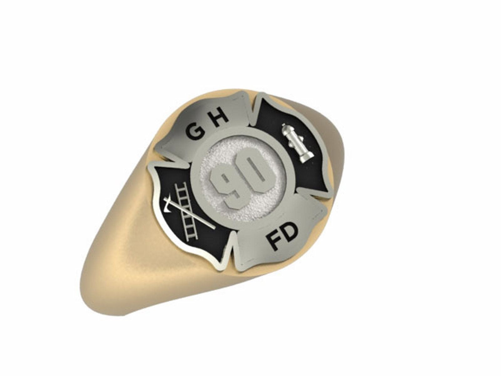 Mens Fire Department Firefighter Ring