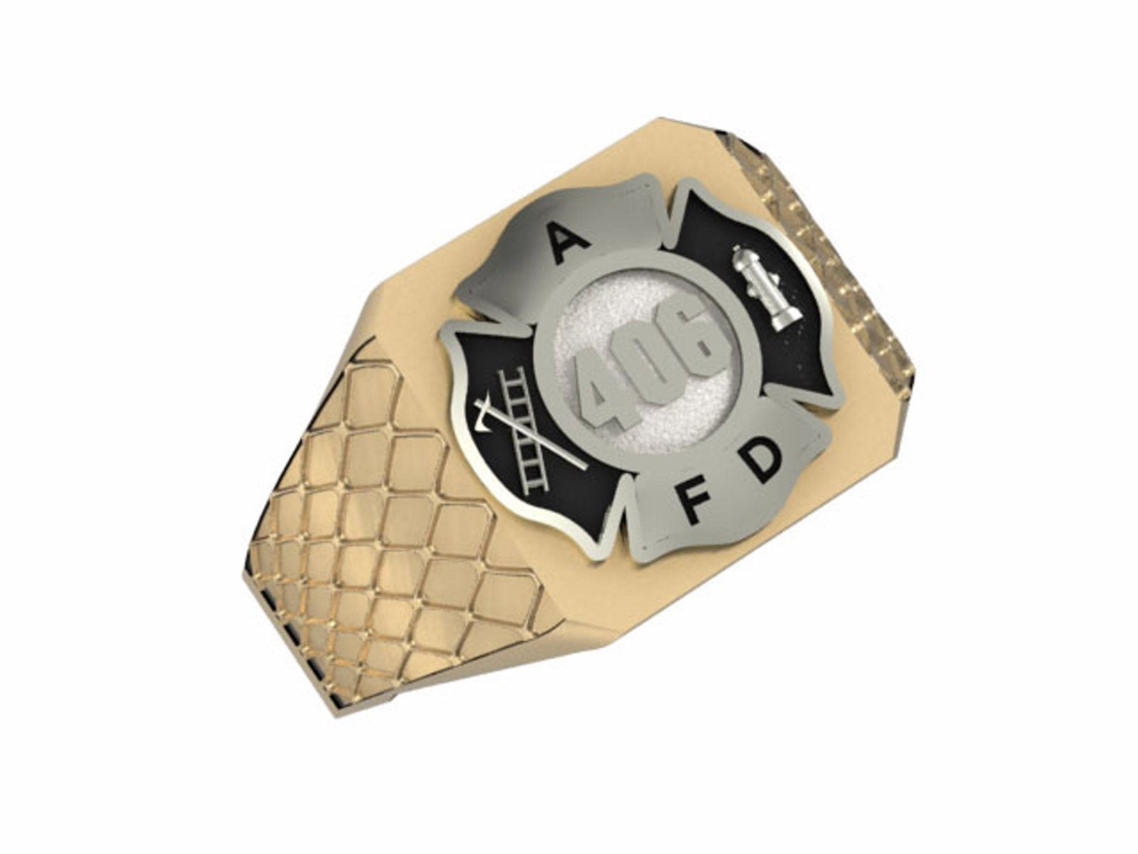 Mens Fire Department Firefighter Ring