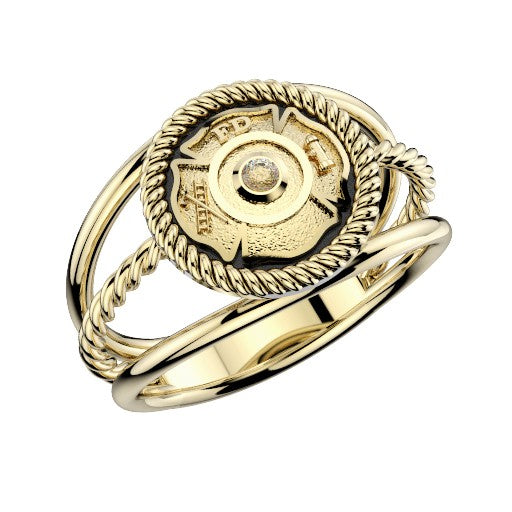 Womens Fire Department Firefighter Ring