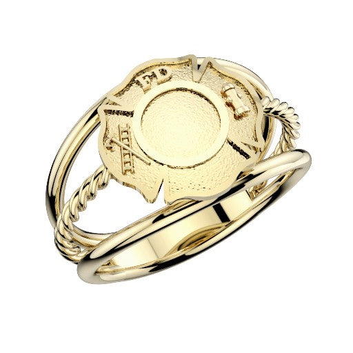 Womens Fire Department Firefighter Ring