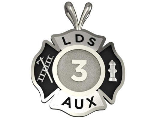 Personalized Maltese Cross Pendant - Dime Size