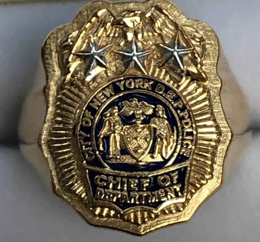NYC DEP Chief of Department XL Ring