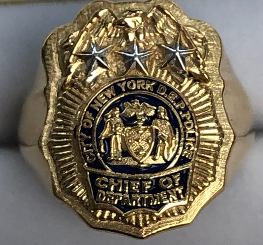 NYC DEP Chief of Department XL Ring