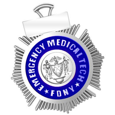FDNY EMT Pendant - Nickel Size